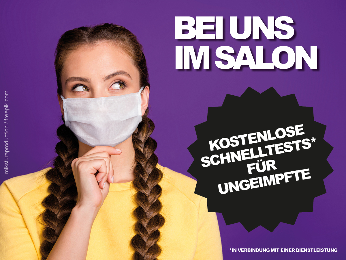 Kostenlose Schnelltests Bei Uns Im Salon - Cutting Crew – Der Friseur